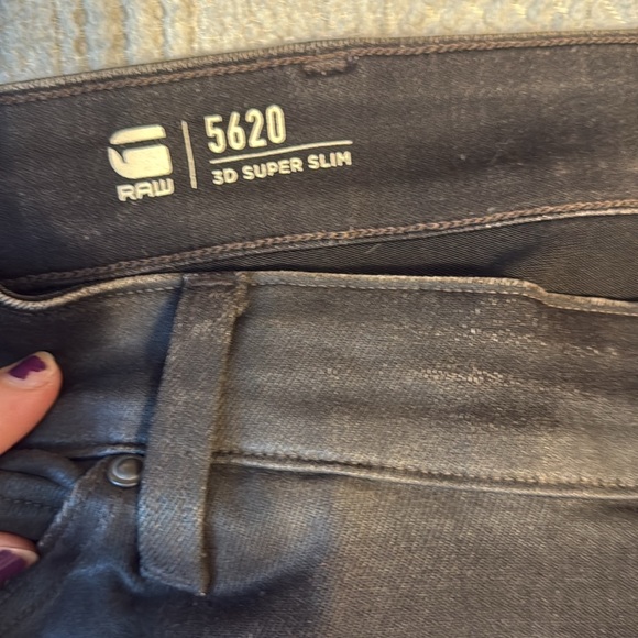 G star raw Black Slim Fit Jeans - Picture 2 of 3